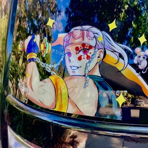 Flashy Demon Fighter Sticker / Anime Car Sticker / Waterproof Anime Decal