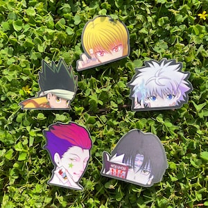 5 X Holo Stickers Pack / Anime Phone Sticker / Waterproof Anime Decal