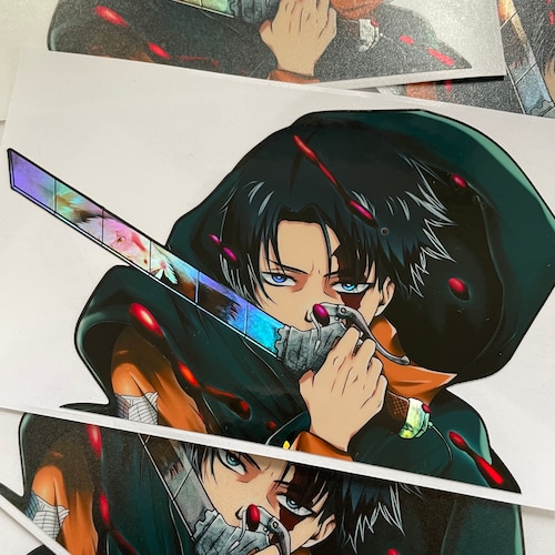 Holo Captain Sticker / Anime Car Sticker / Waterproof Anime Etsy