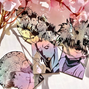 3 Hunters Sticker Pack / Anime Car Sticker / Waterproof Anime Decal
