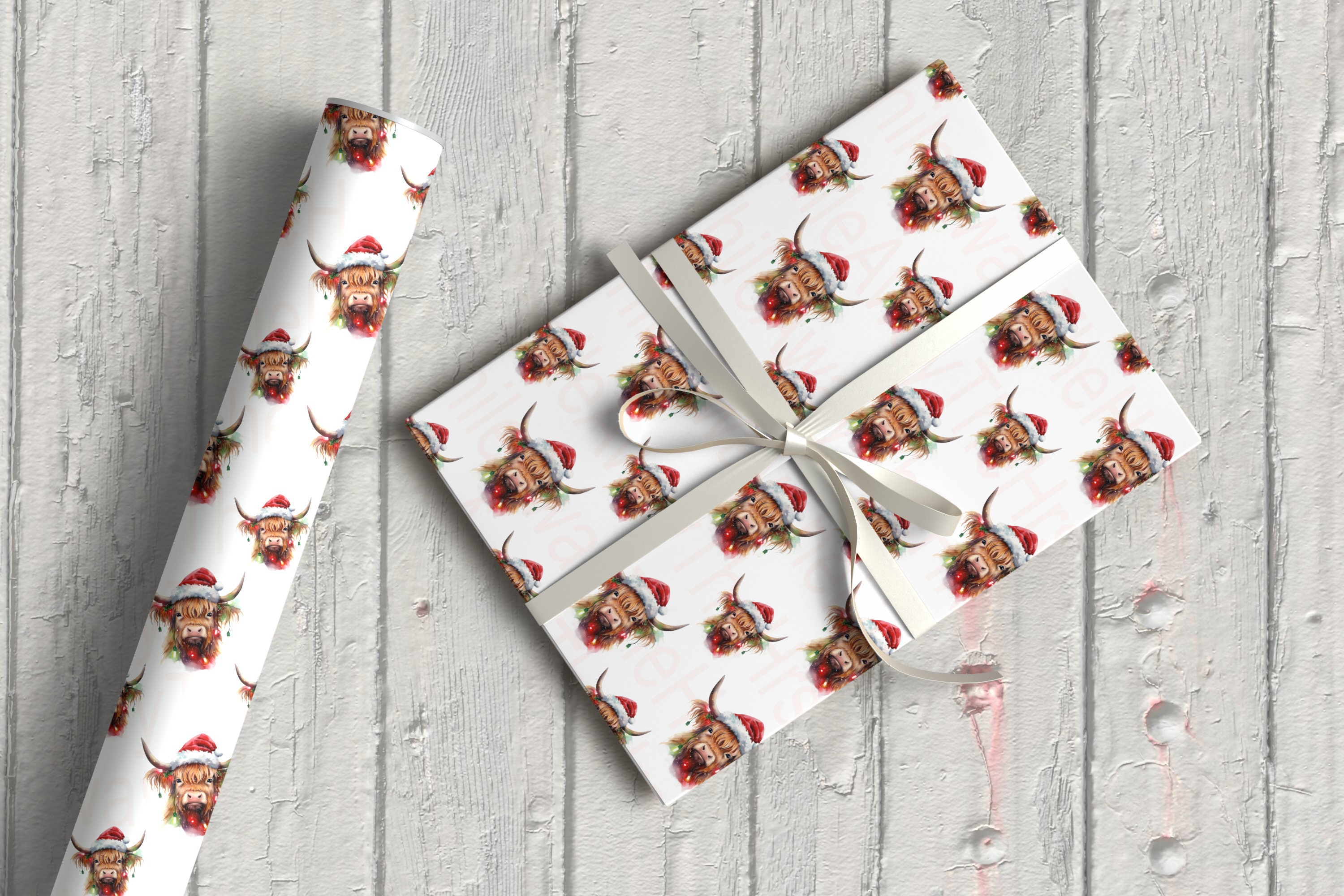 Cow Christmas wrapping paper, cow gift wrap. christmas wrapping paper. Cow  wrapping paper. Cow gift wrap. unique wrapping paper. Farmyard