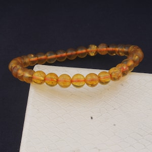Yellow Citrine Bead Bracelet: Gemstone for Creativity