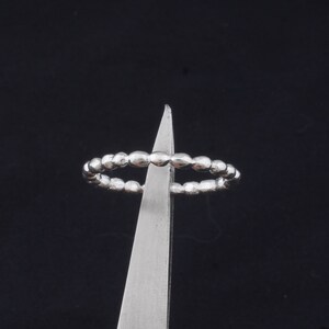Sterling Silver Stacking Ring: Minimalist Midi Ring, Boho Jewelry