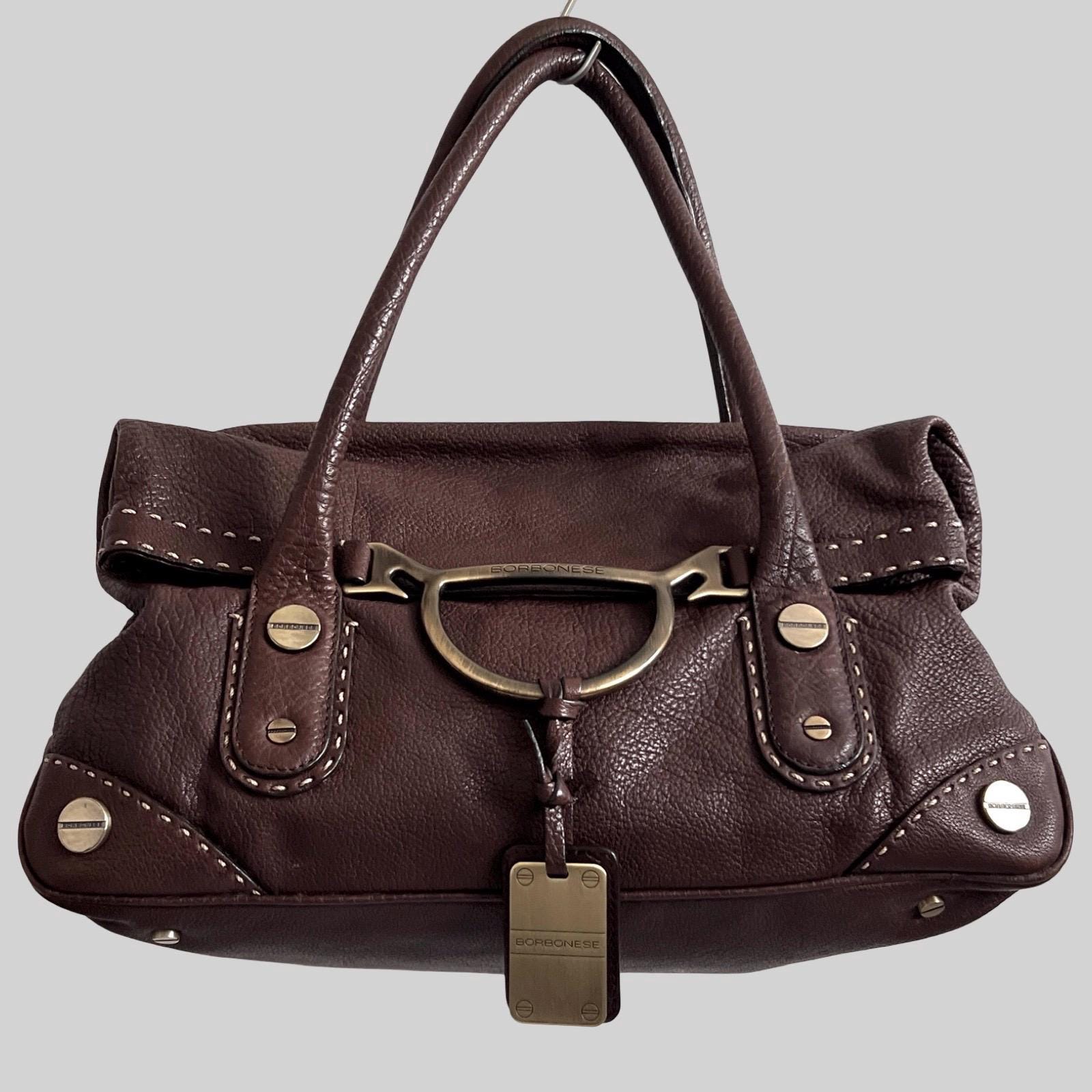 バッグ borbonese vintage bag made in italy Borbonese Zip Bags & Handbags for Women for sale | eBay