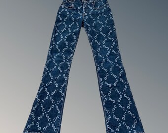 Dolce & Gabbana Jeans / DG Bell Bottom Denim Pants / 90s Vintage  