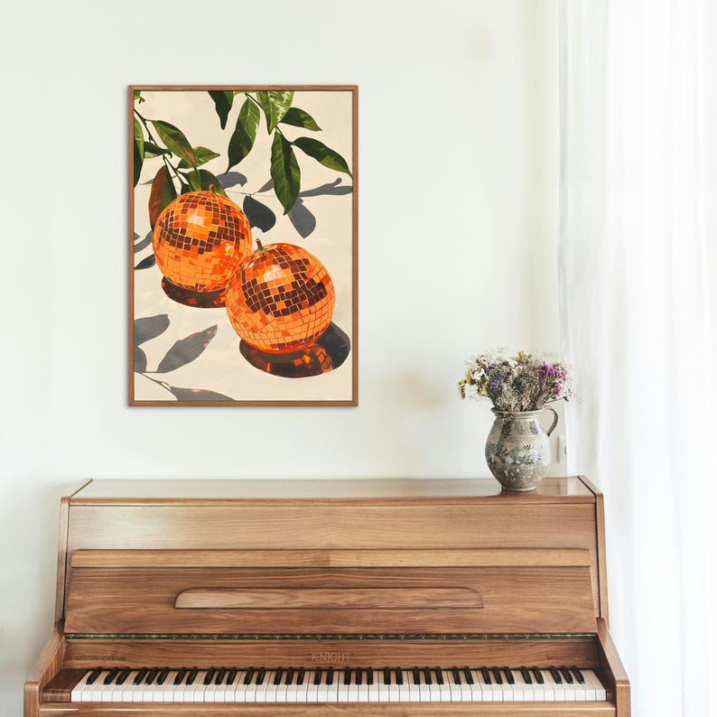 Decorative wall piece perfect for dopamine-rich living rooms