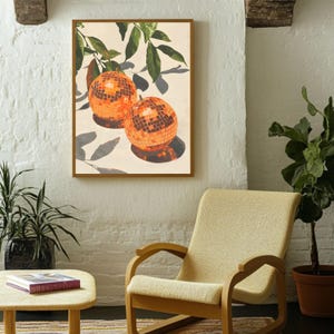Feel-good wall art full of color, rhythm, and retro nostalgia