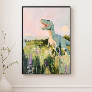 Colorful boho wall art with warm earthy tones