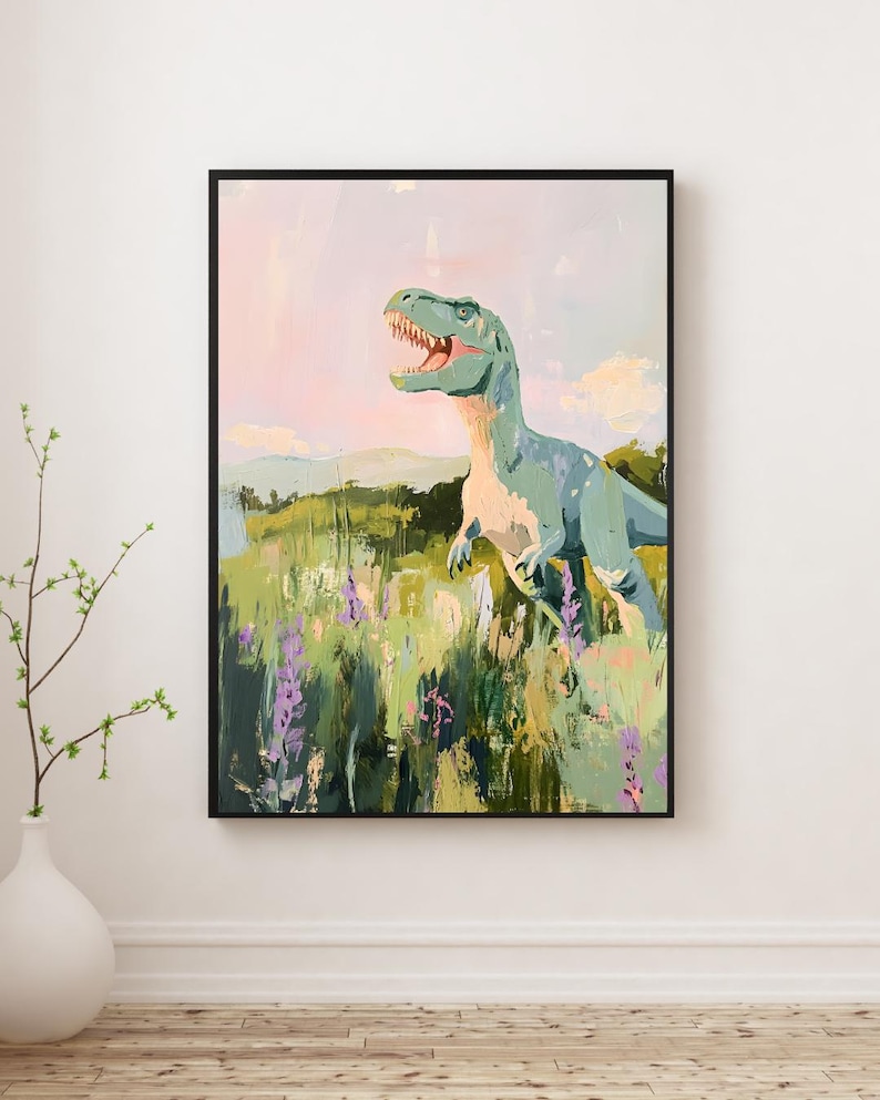 Colorful boho wall art with warm earthy tones