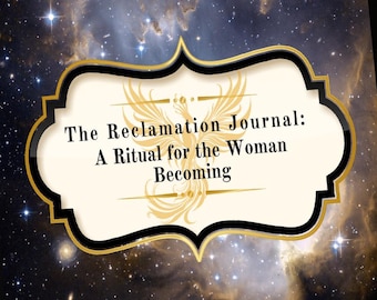 The Reclamation Journal – Shadow Work Digital Ritual for Women | Trauma Healing, Self Discovery & Feminine Power | Printable Digital PDF