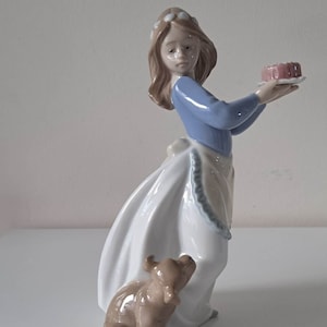 Puppy&#39;s Birthday china figurine by Nao - Lladro