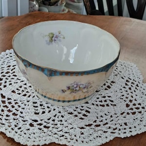 Pre-war antique porcelain bowl.