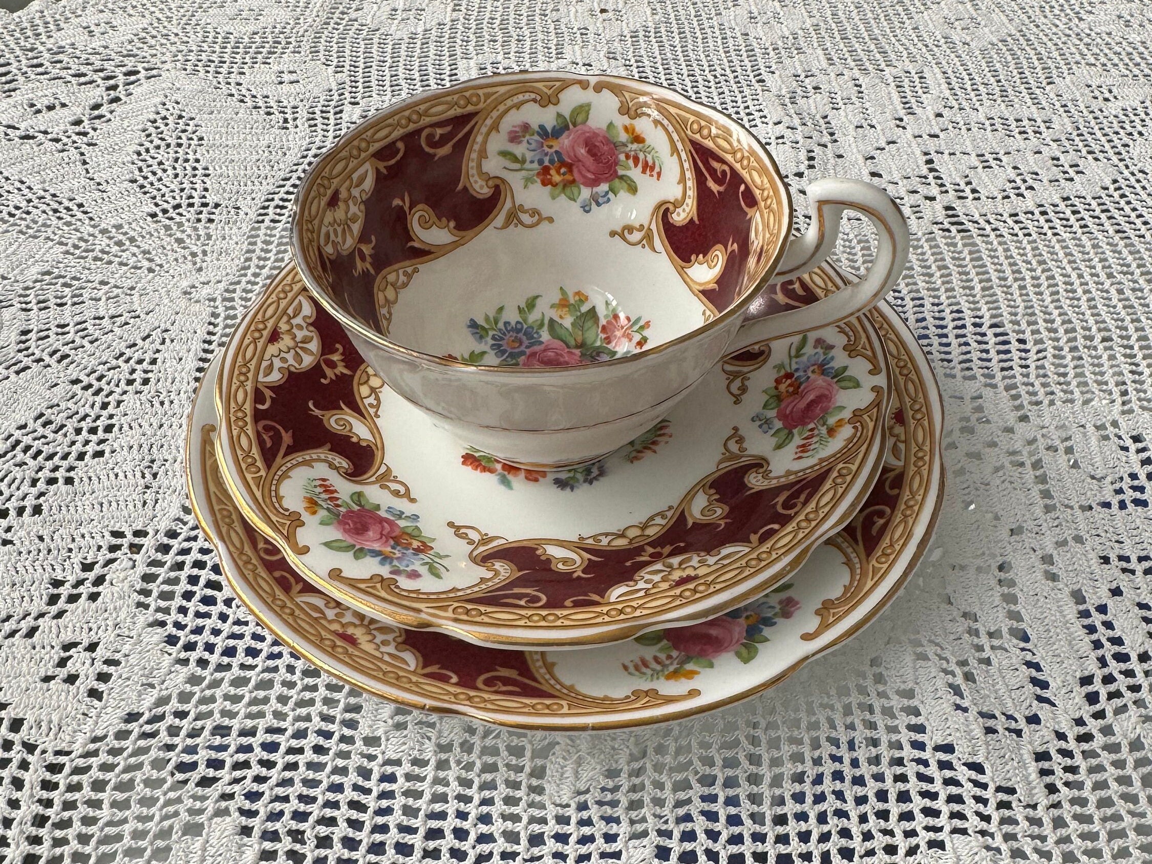【R Stevenson & Co】ビクトリアン ティーポット Victorian Tea Set Trio by Spencer Stevenson Gainsborough - Etsy