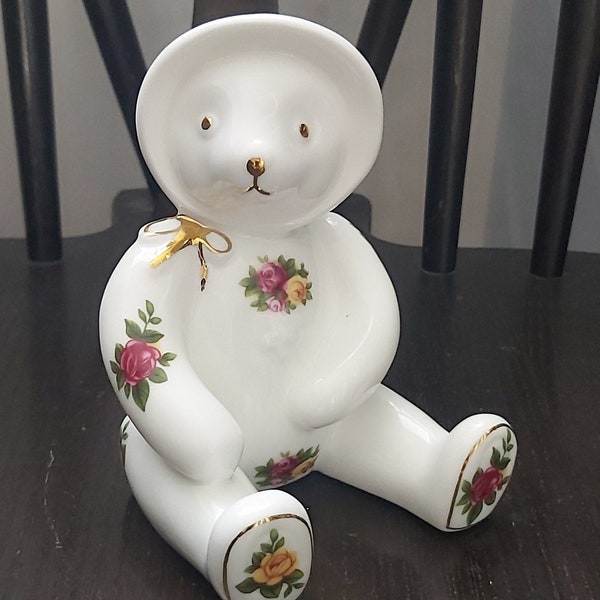 Royal Albert Old Country Roses teddybeer presse-papier