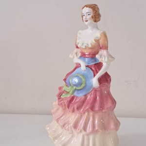 Bone China Gainsborough Figurine by Adderley Floral Peggy