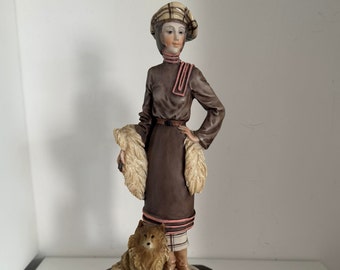 カポディモンテ 置物 カントリー アメリカン ビンテージ フィギュア カポディモンテ 置物 カントリー アメリカン ビンテージ