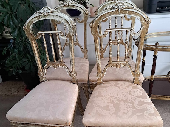 French antique chairs, Louis XV style, price for 1 pc