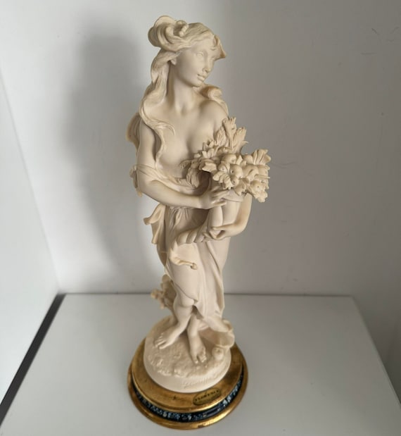 Florence Sculpture Giuseppe Armani Lady With Cornucopia 0182A - Etsy