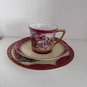 Art Deco Royal Epiag Czechoslovakia trio tea set