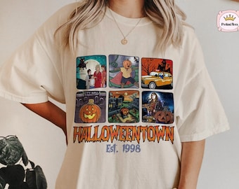 Halloween Town Est 1998 PNG Sublimation, Halloweentown and Chill PNG, Halloween University PNG, Halloween Party, Pumpkin Retro Gift