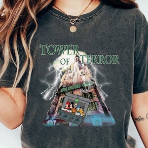 Mickey and Friends Tower Of Terror Shirt Download, Mickey and Friends Png, Disneyland Hollywood Tower Hotel Png, Instant Download