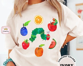 PNG DOWNLOAD The Very Hungry Caterpillar, Children’s Book Inspired Clipart, Back to School Gift, Book Lover Design