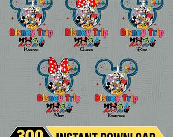 Bundle Disneyland 2026 Digital Download ,Family Trip 2026 Png,Family Vacation 2026,Magical Kingdom,Mouse Head Design,Holiday Trip Png
