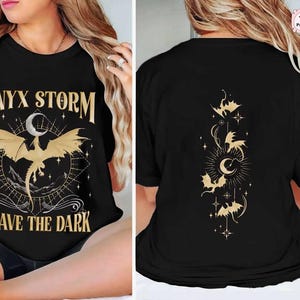 Dragon Rider PNG, Onyx Storm Brave the Dark-design för skjortor, Fly or Die, Fourth Wing-serien, Dragon Book Lovers, Onyx Storm PNG-nedladdning