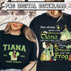 Instant Download | Tiana Princess Dreams Come True Png Download | Princess Tiana Clipart | Princess Cut File | Princess and the Frog Png
