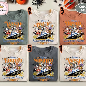 Personalized Disneyland Cruise Line Halloween On The High Seas, Disneyland Wish Dream Fantasy, Cruise Trip Halloween, PNG FILE DOWNLOAD