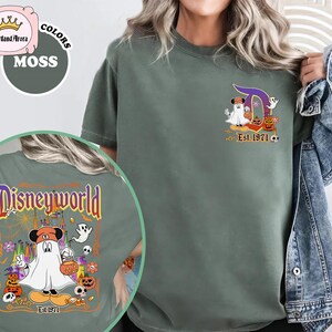 PNG Download Halloween Mickey Ghost Disneyworld Est 1971, Disneyland Halloween Party, Mickey Not So Scary, Magic Kingdom Spooky Season