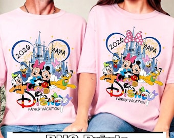 Disneyland Family Vacation 2026 png Digital Download, Mickey And Friends Matching png, Disneyland Trip, Disneyland Magical Castle png