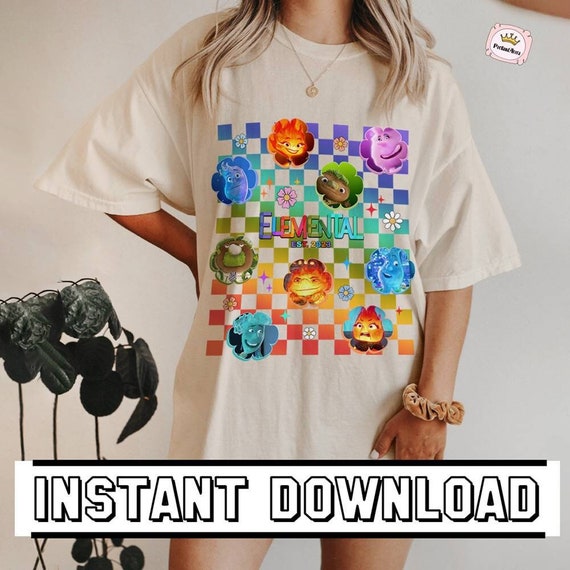 Impresión digital PNG de Elemental, personajes de Pixar Elemental, descarga  de imagen de Elemental 2023, película PNG de Elemental, descarga