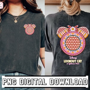 Disneyland Lookout Cay Shirt Download, At Lighthouse Point Png, Disneyland Cruise Line Png Download, Mickey and Friends Png, Minnie Png