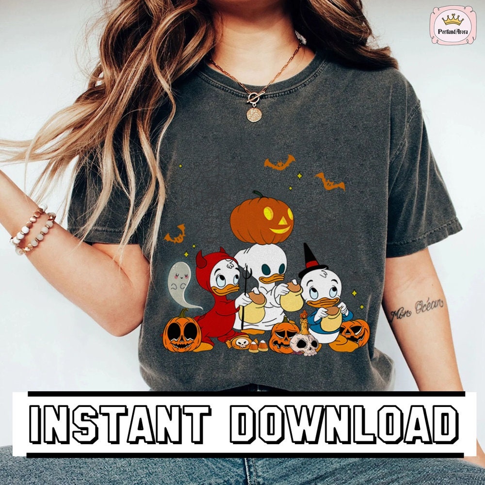 Halloween PNG | Halloween Ducks DIgital Download | Huey, Dewey And Louie Png | Halloween Costume Instant Download | Trick Or Treat