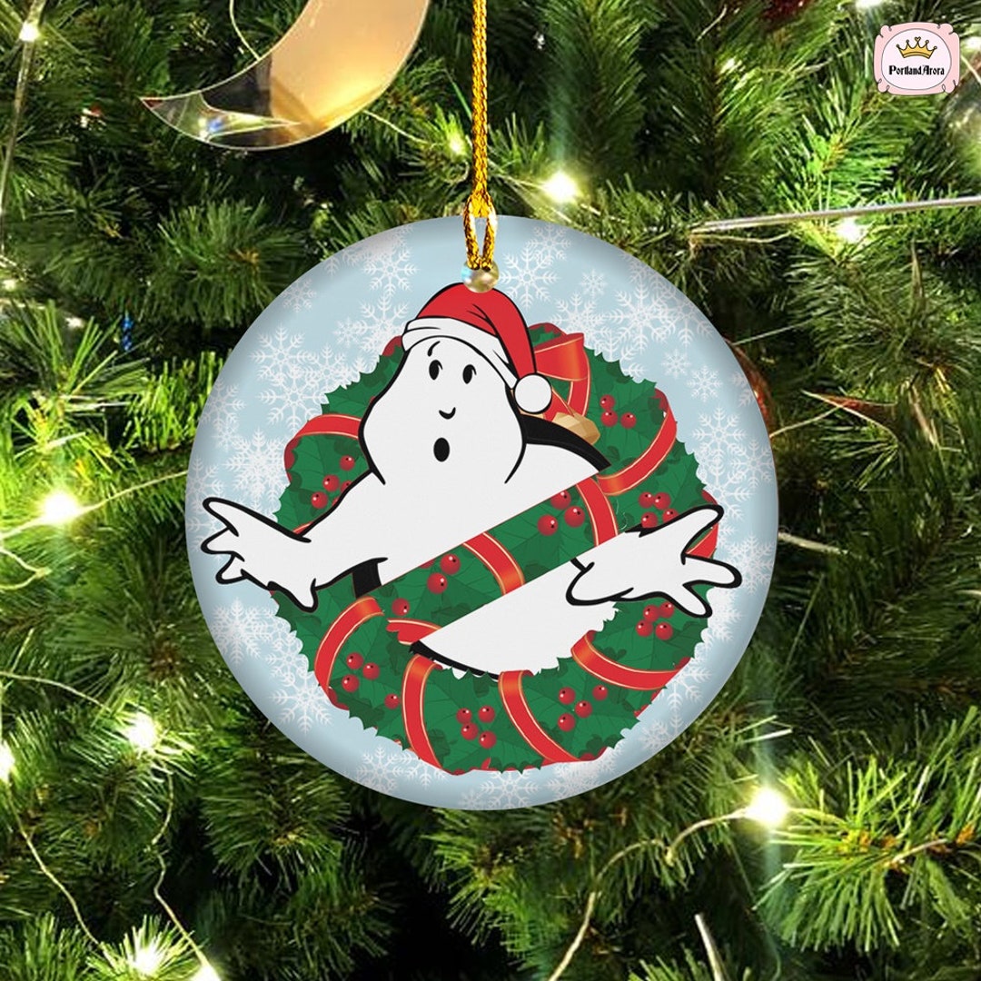 Ghostbusters Ghost Christmas Ornament Ghostbusters Ornament Etsy