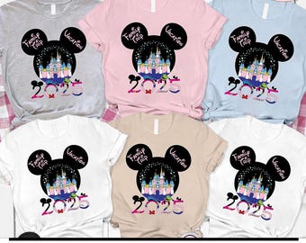 Family Trip Vacation 2025 Png Download, Mickey Minnie Family Trip, Disneyland Couple Trip, Disneytrip Download, Mouse Head Png