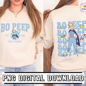 Digital Download | Toy Story Bo Peep Shirt Download | Toy Story PNG | Toy Story Friends PNG | Bo Peep PNG
