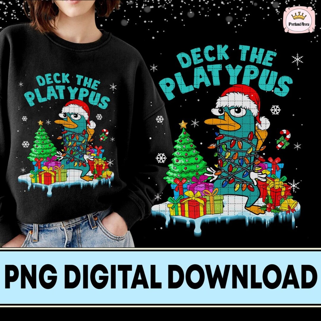Deck the Platypus Ugly Xmas PNG Phineas and Ferb Perry Christmas
