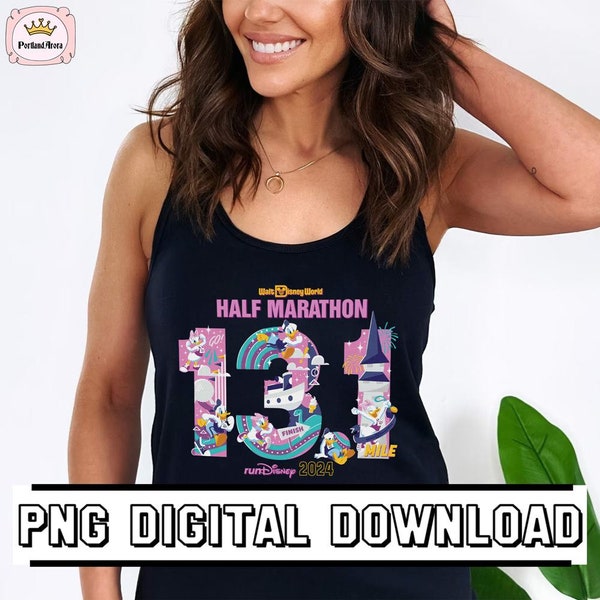 Dis-Ney Half-Marathon 2024 PNG Download, Rundis-Ney Springtime Surpirse Png, Dis-Ney Marathon Weekend Png, Every Mile Is Magic Png