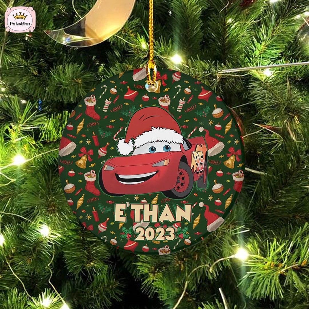Personalized Cars Christmas Ornament Cars Xmas Ornament Christmas
