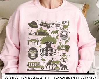 Digital File | Animal Kingdom Safari Png | Safari Png Digital Download | Family Matching Png | Animal Kingdom Png | Sublimation Design