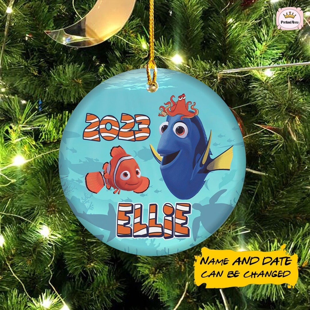 Personalized Christmas Ornament for Kids Finding Nemo Etsy