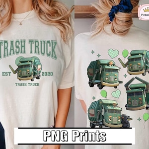 Digital Download | Trash Truck Est 2020 Png | Trash Truck Png | Trash Truck Sublimation | Png Sublimation Designs | Trash Truck And Hank