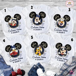 Personalized Mickey and Co Disneyland Cruise Trip PNG Download, Disneyland Cruise Line 2025, Disneyworld Cruise, Family Cruise Trip Shirts