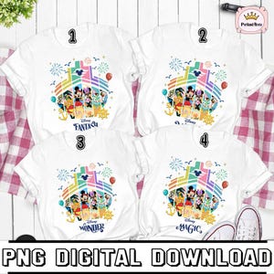Vintage Mickey and Friends Summer Cruise 2025 Png, Disneyland Wonder Fantasy Wish Magic Cruise Png, Family Cruise Trip 2025