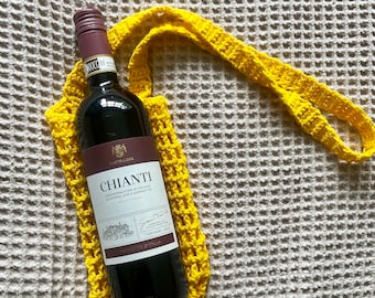 Porte-bouteille de vin au crochet