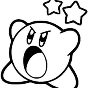 VideospielKirby Character, Pongo, Fanart, STL Datei. Ausstechform 3D Druck
