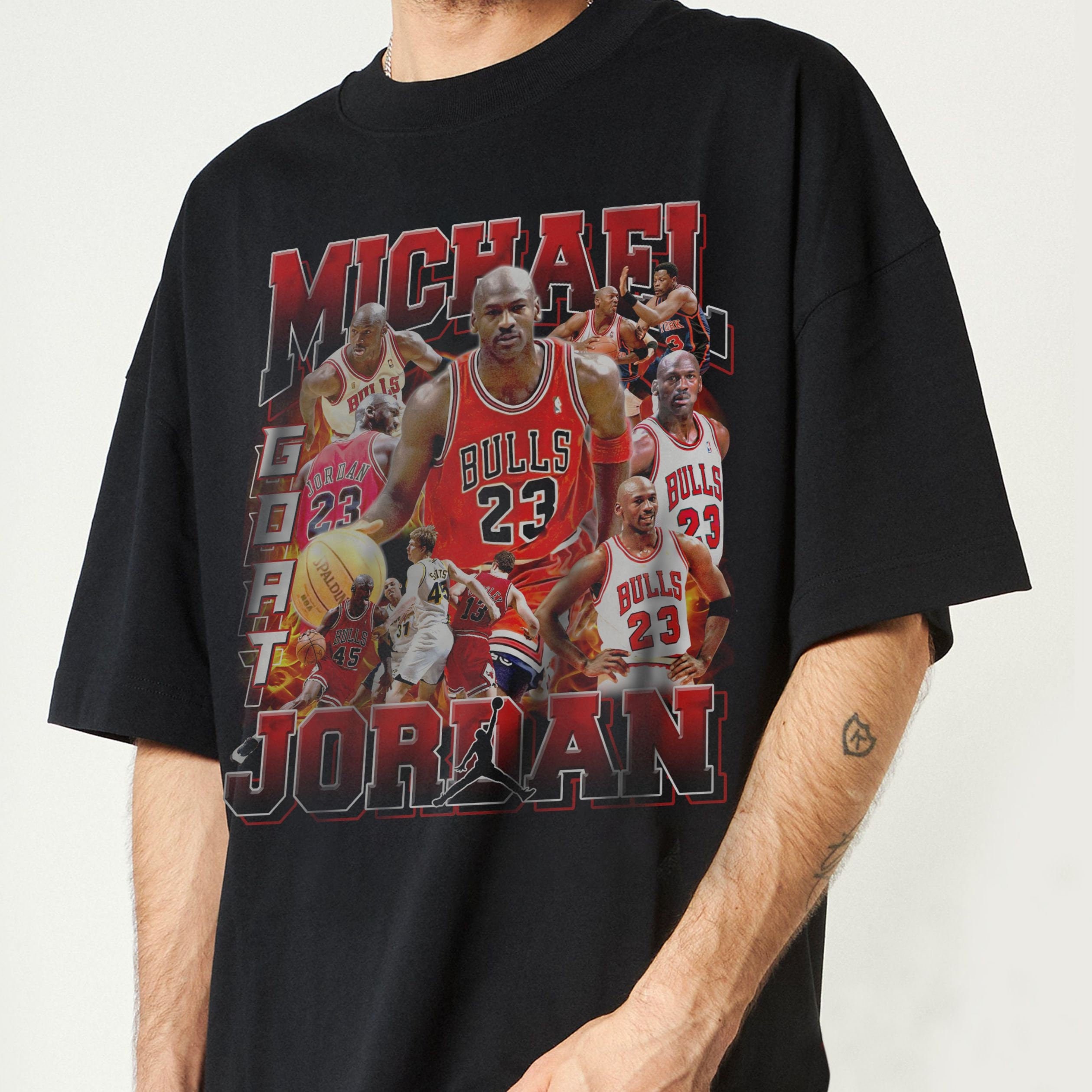 Discover Michael Jordan 90s Style Vintage Stil T-Shirt