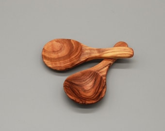 Mini spoon | made of olive wood | L. 10 cm | Handmade